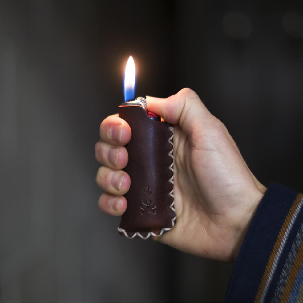 Ember Leather Lighter Holder - Handmade in the USA – Rustico