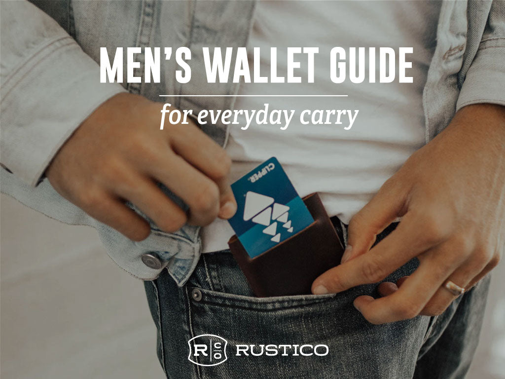 Mens minimal leather wallets