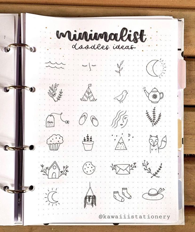 minimalist doodle ideas