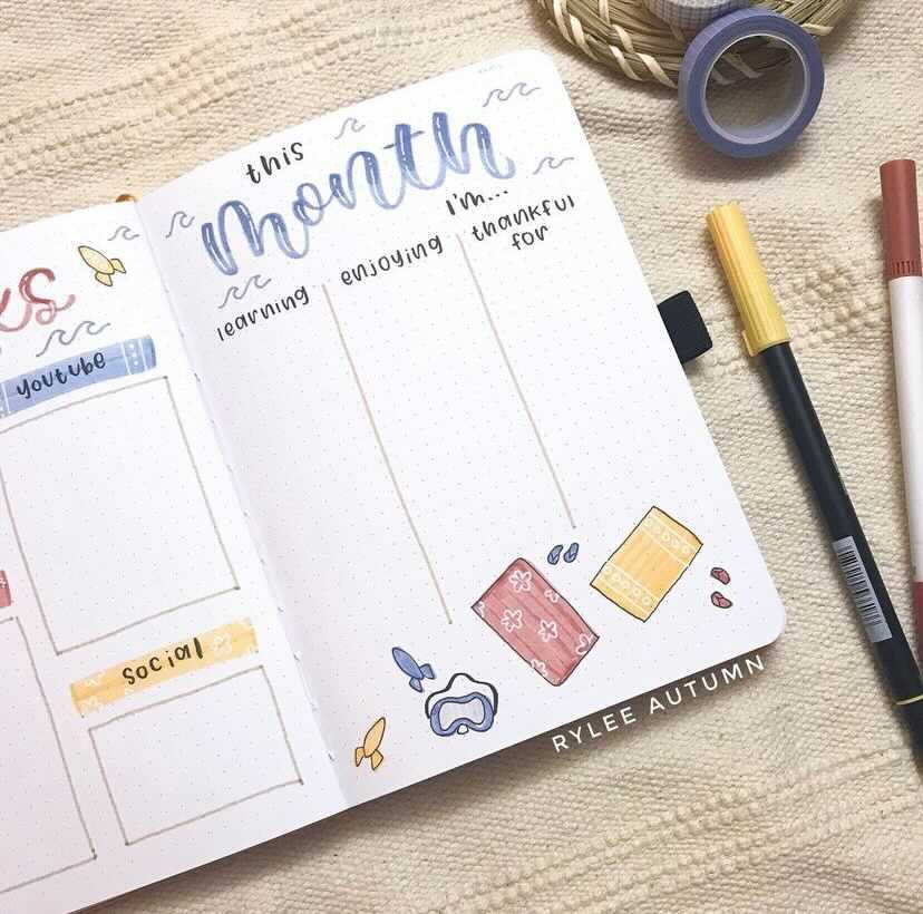 monthly bujo