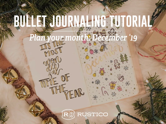 Bullet Journaling Tutorial December 2019