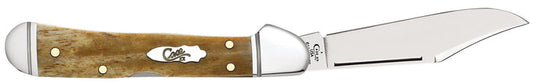 Smooth Antique Bone Mini CopperLock Knife