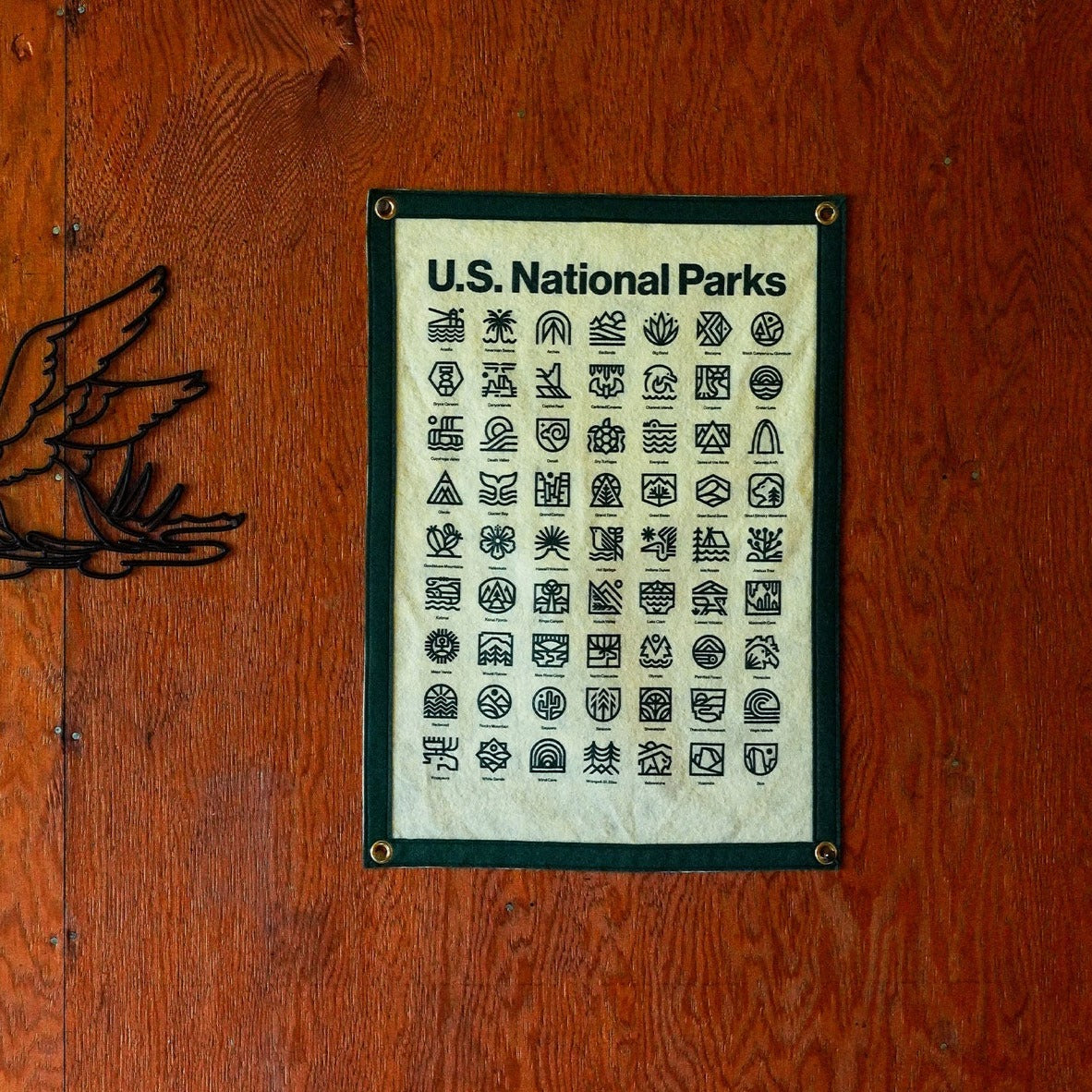 National Parks Camp Flag - 18" x 24"