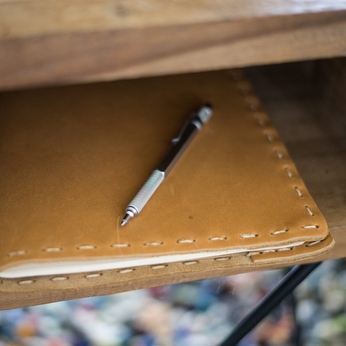 Large Leather Composition Notebook Cover