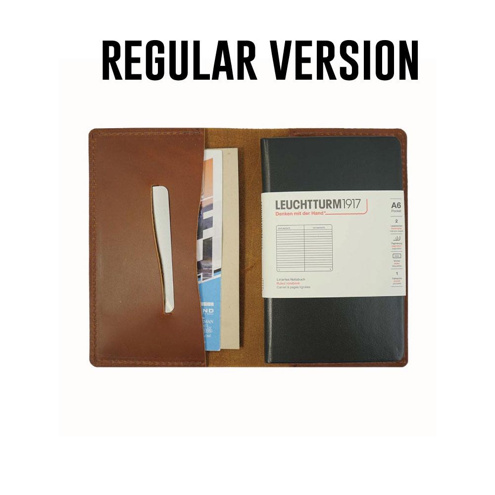 Leuchtturm1917 A6 Leather Notebook Cover – 3.5” x 5.75”