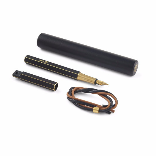 Ystudio Brassing Portable Fountain Pen (Fine Nib)