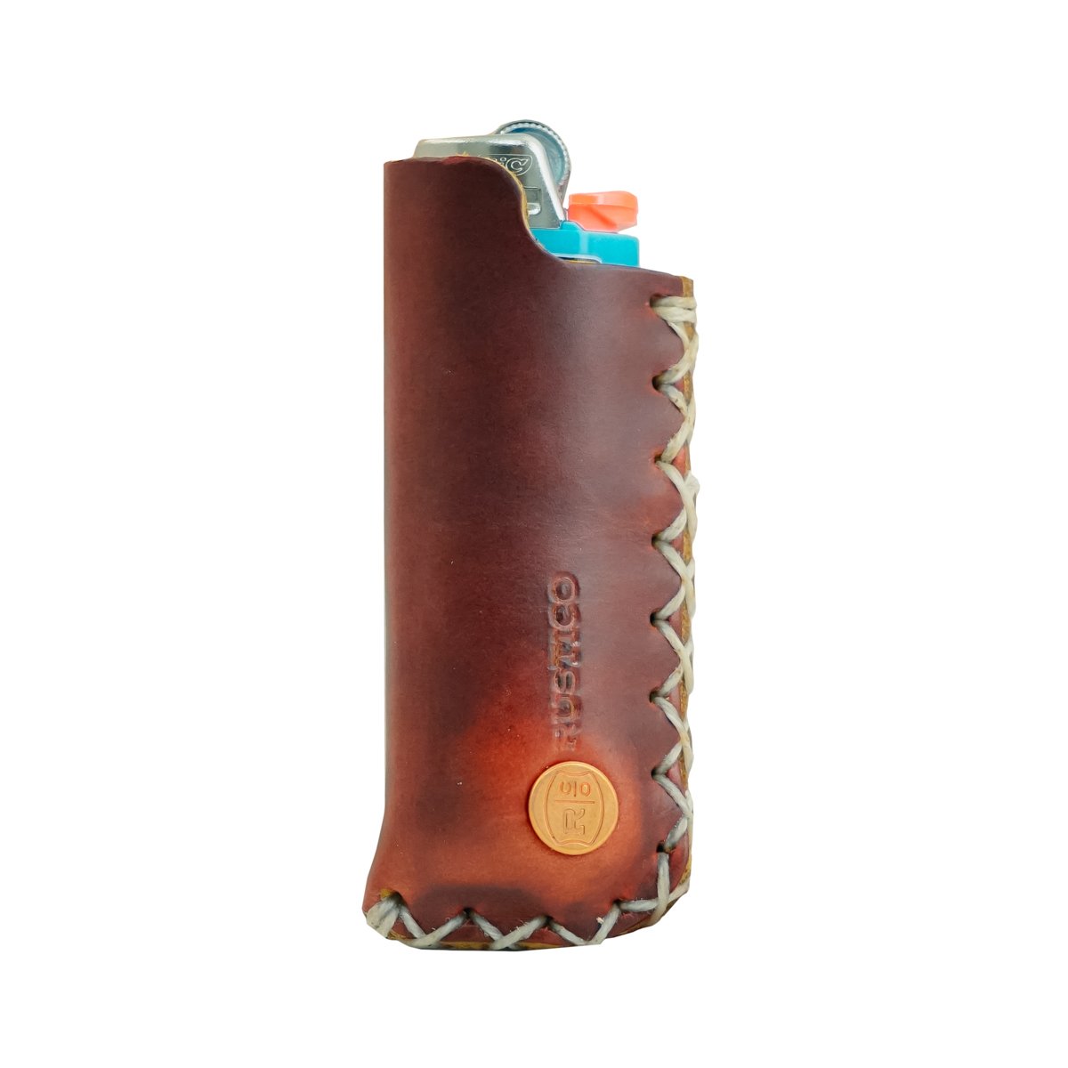 Rustico Ember Leather Lighter Sleeve in Black AC0171-0003