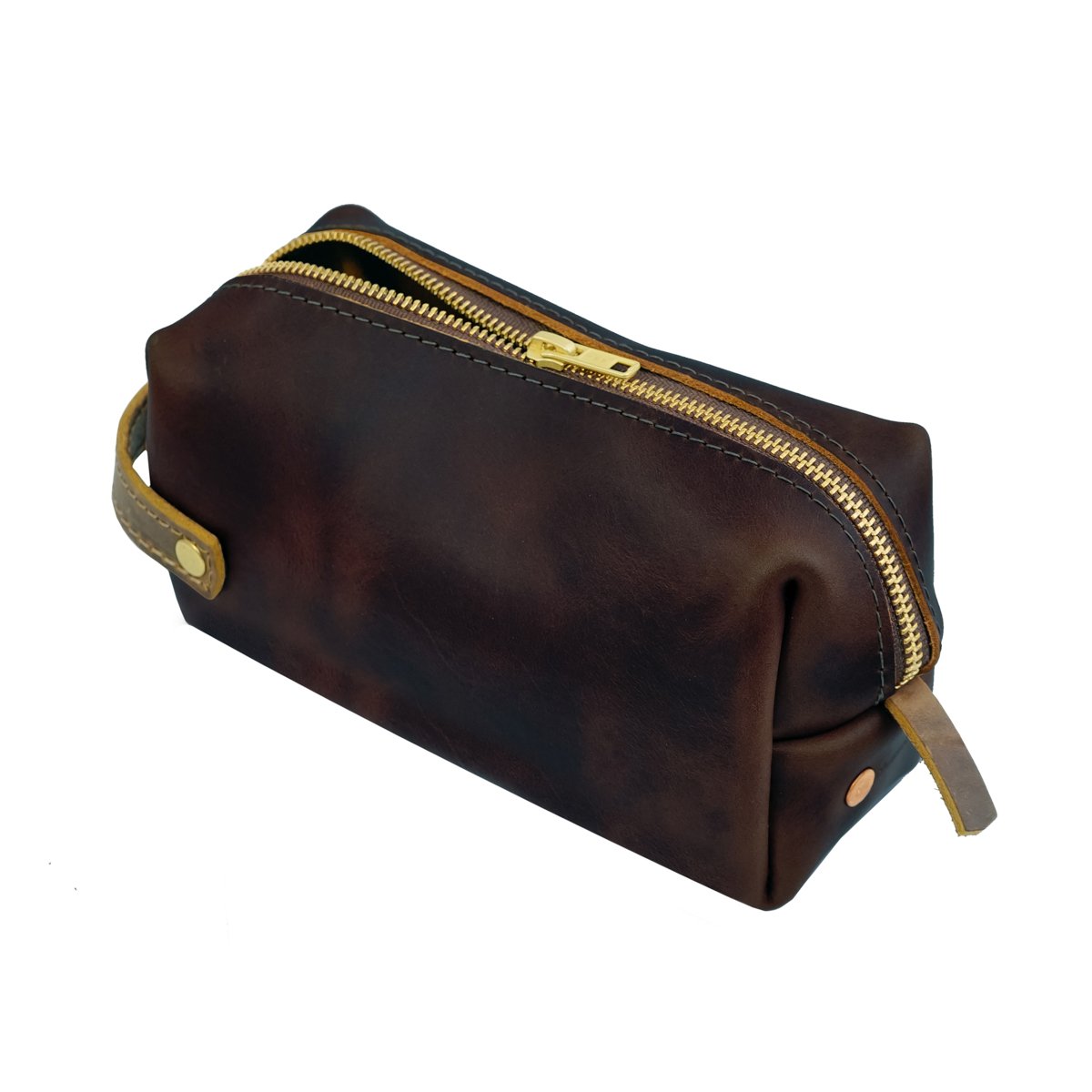 High Line Large Leather Toiletry Bag – Rustico