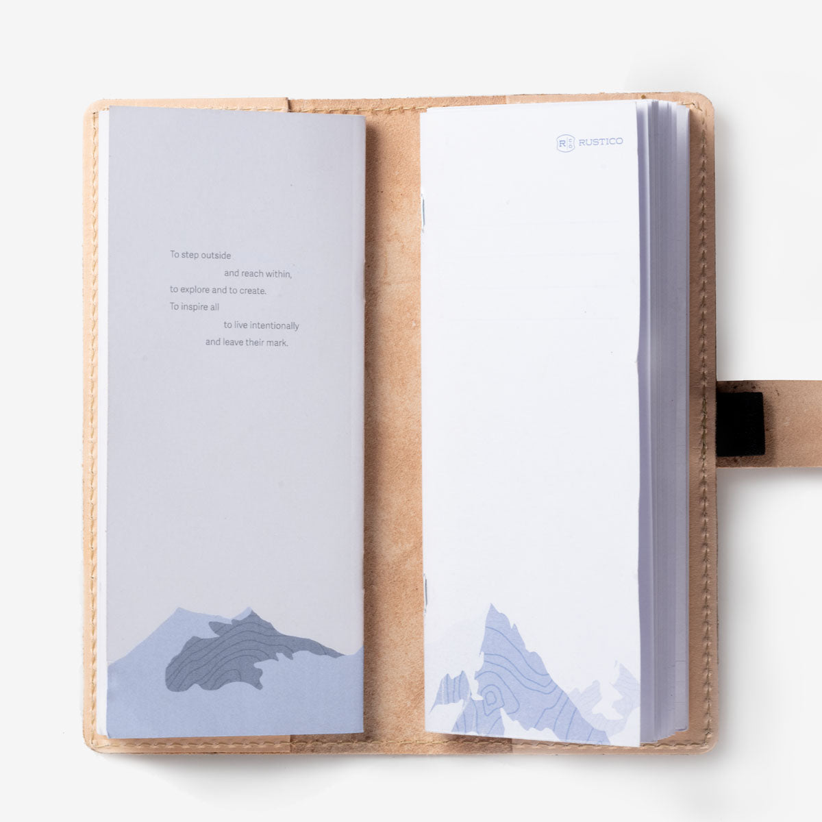 Leather Refillable Daily Planner
