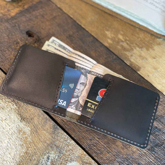 Horizon RFID Leather Slim Bifold Wallet