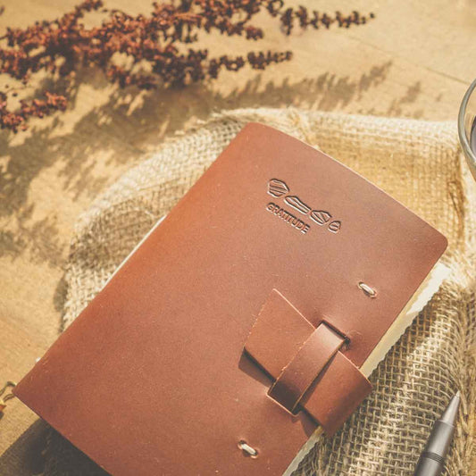 Leather Weekly Gratitude Journal