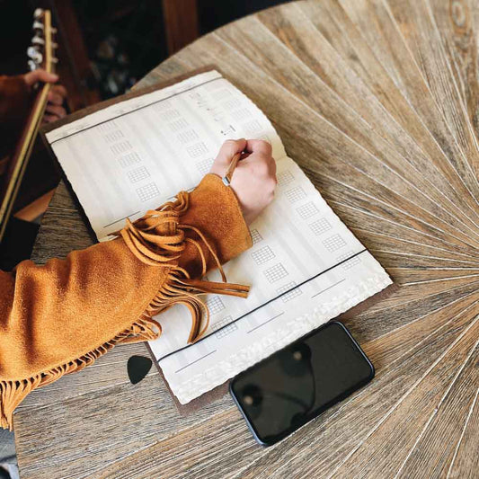 Leather Songwriting Journal