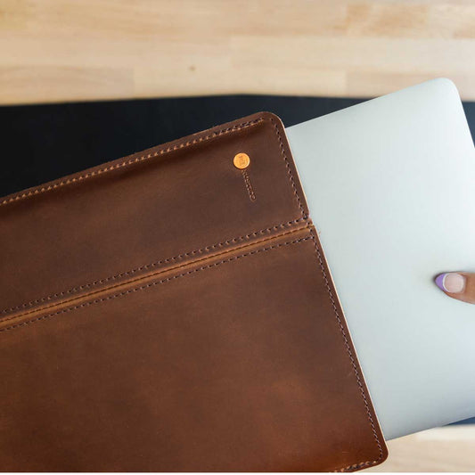 Leather Laptop Sleeve for MacBook
